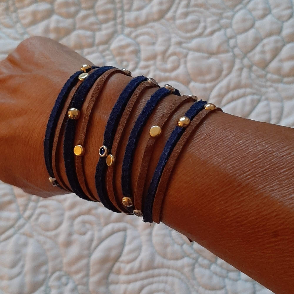 Two leather bracelets